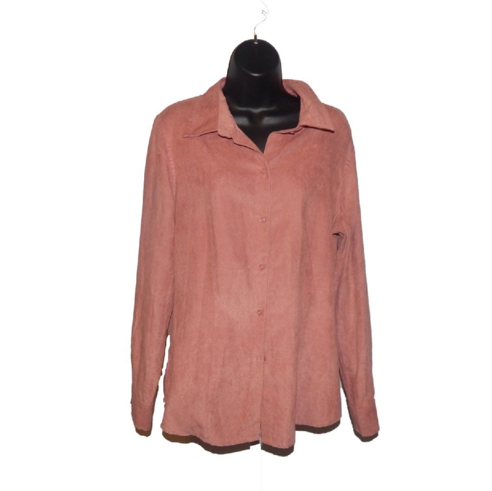 New York and Company "Suede Look" Top XL